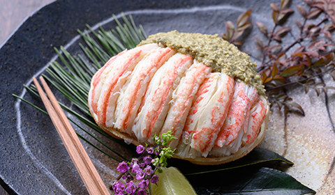 プレミアムズワイガニ甲羅盛り 蟹の漢船<sup>®</sup>（おとこぶね）