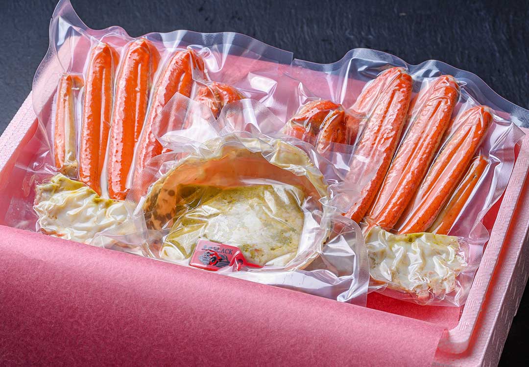 捌き済み 茹でプレミアムズワイガニ