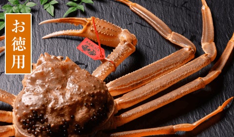 活け プレミアムズワイガニ 魚政BLACK（松葉ガニ・越前ガニ）お徳用