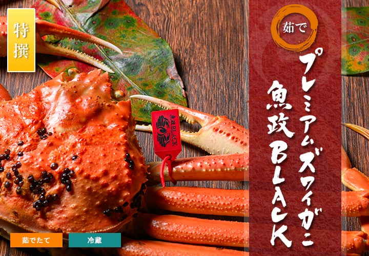 茹で プレミアムズワイガニ 魚政BLACK【特撰】